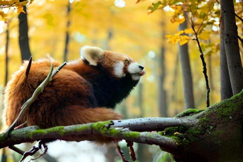 Greedy Red Panda