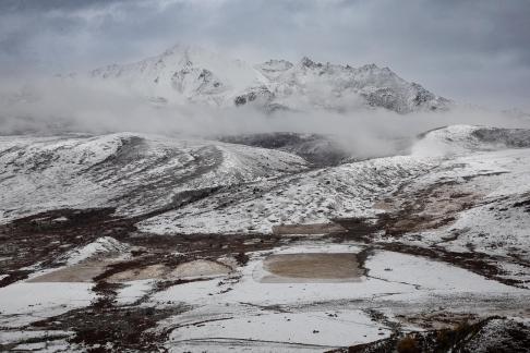 snow on the mountain one