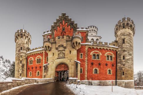 Entering Neuschwanstein