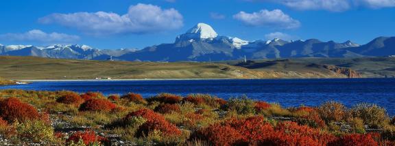 sacred mountain and saintly lake