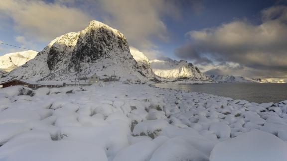 Hamnoy Snow Cone Beach