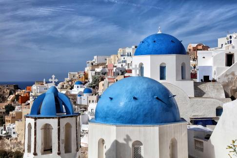 Oia rooftops