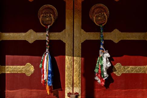 Sacred the Buddha door