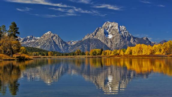 Blue Sky and Snake River