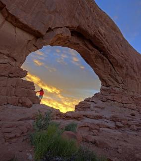 Under South Window Arch