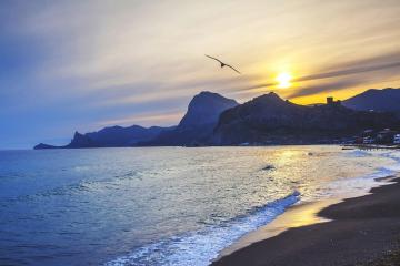 Evening in Sudak Crimea