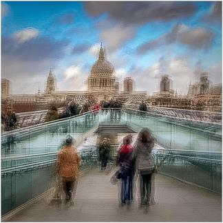 Millenium bridge going down