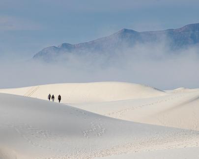 White Sands hikers