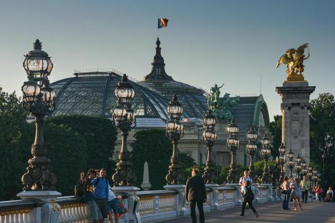 Evening on the bridge