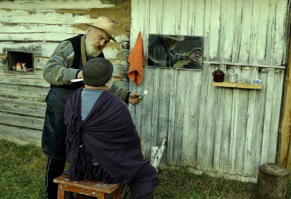 The village barber