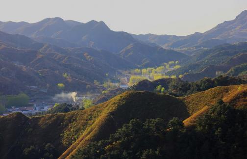 Morning in the Mountains and Towns