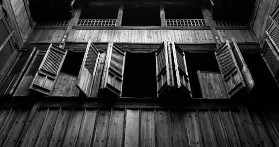 Old house and old window