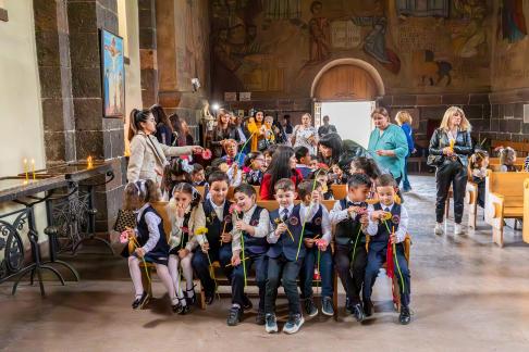 Children in church