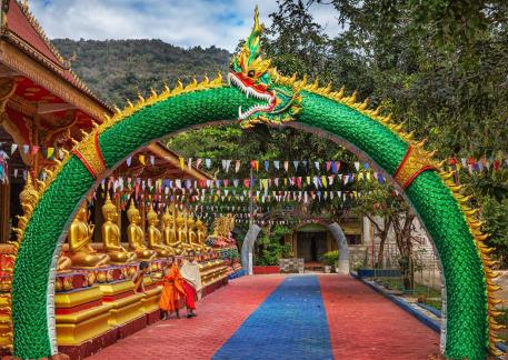 A temple view