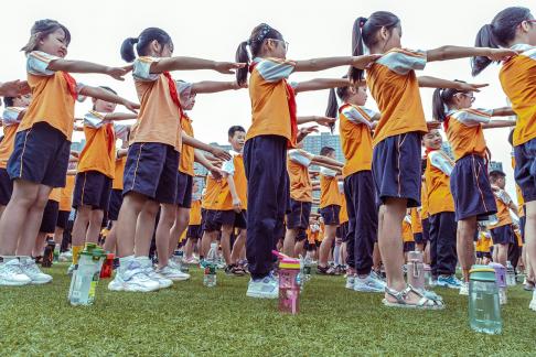 Military training at school 1