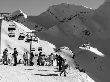 Ski station in Krasnaya Polyana