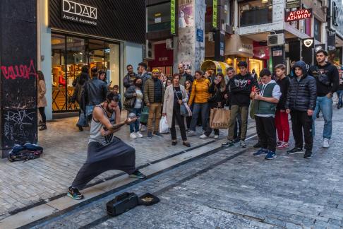 STREET ARTIST ATHENS