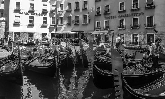 Gondola Station in Venice