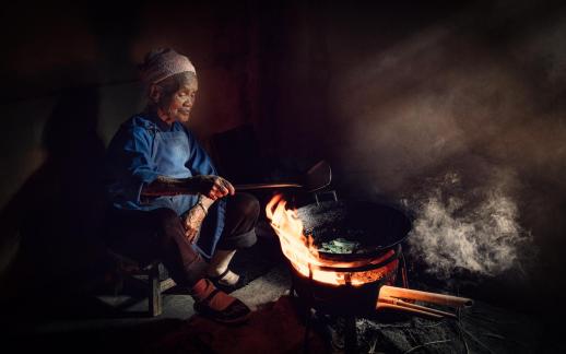 Cooking Bouyei Grandma