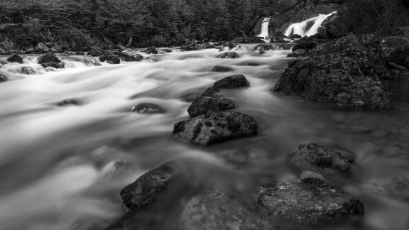 El Chalten Falls Downstream