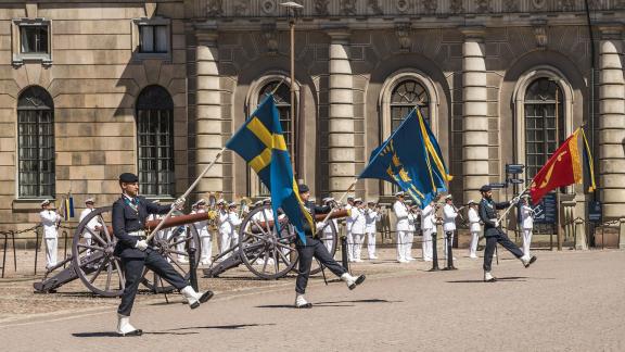 At Stockholm Royal Palace