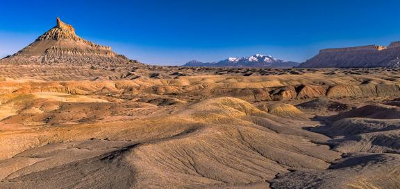 Factory Butte at sunset 45