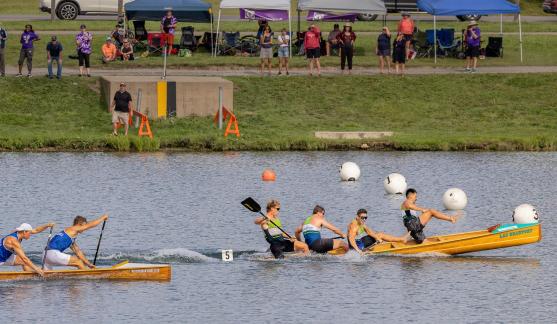 Drama at the finish line