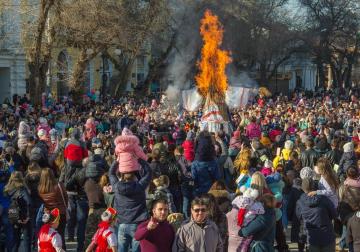 Maslenitsa in Feodosia