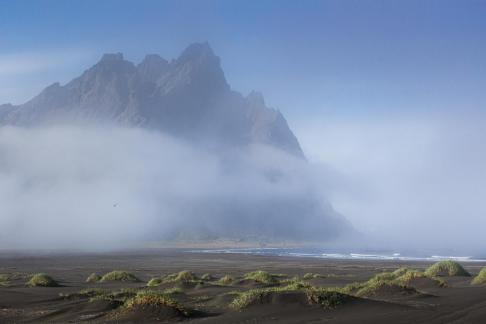 Vestrahorn in fog