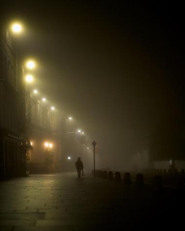 Royal Mile in the mist