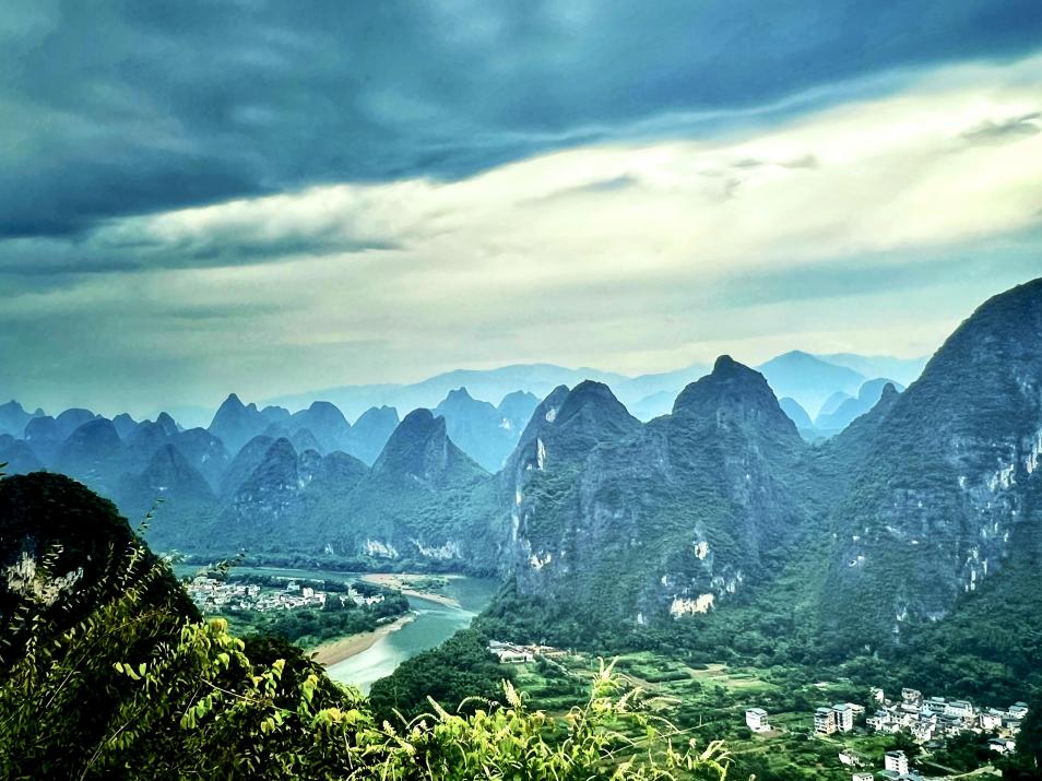 Mountain view in Yangshuo